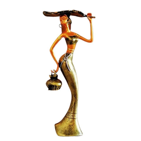 Statue Femme Africaine Élégante 