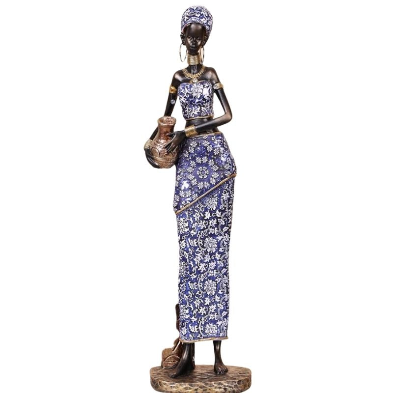 Duokon sculpture de femme africaine Statue de femme africaine faite à Duokon sculpture de femme africaine Statue de femme africaine faite à