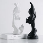 statue homme et femme africaine