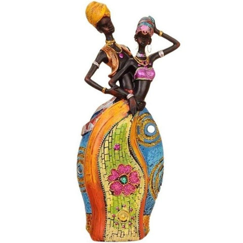 Statue Femme Colorée