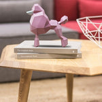 Statue origami chien pas cher