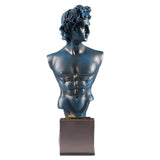 Statue Buste Homme Bleu