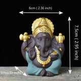 Taille petite statue éléphant ganesh