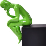 statue d'homme vert