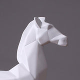 Zoom tête origami blanc