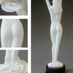 sculpture femme blanche