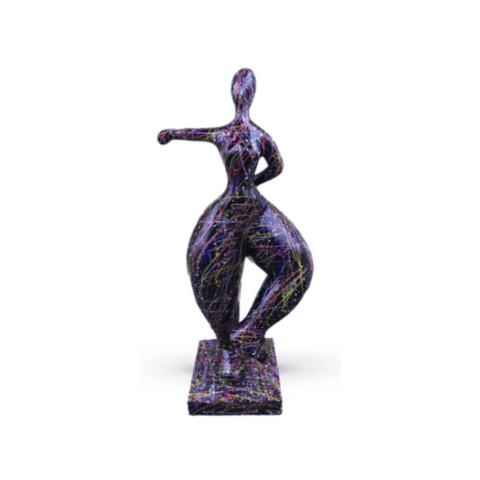 Statue Femme Ronde en Résine Art