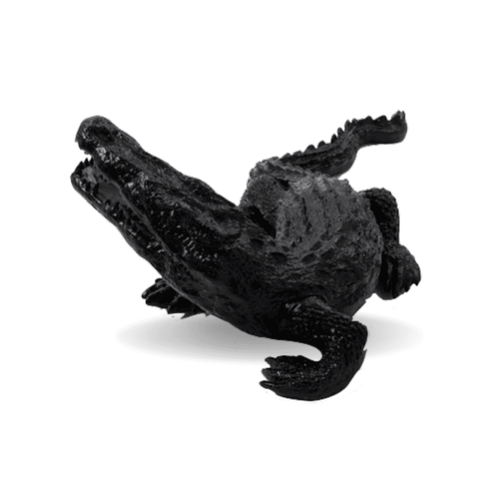statue-crocodile-noir