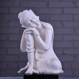 statue bouddha blanc